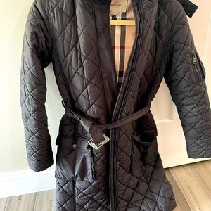 BURBERRY light winter coat, size small, good condition!!!